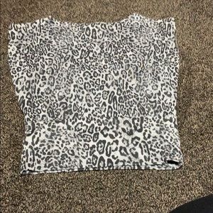 Leopard print tunic . Never worn.